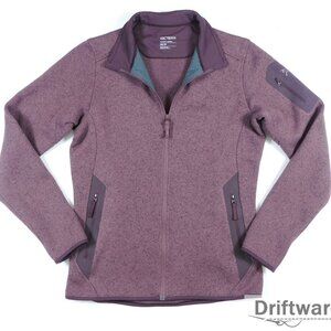 ARC TERYX Womens XS COVERT CARDIGAN Zip Fleece Jacket Red